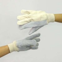 Cotton Chrome Leather Gloves